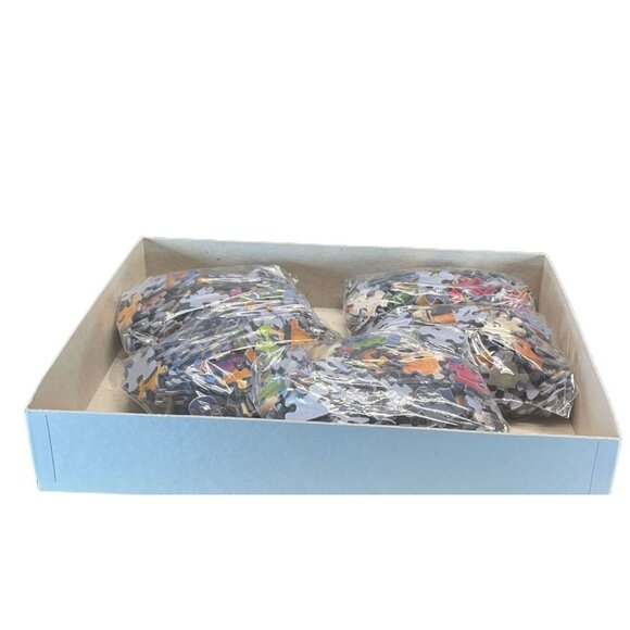 VERMONT CHRISTMAS COMPANY "CAT BOOKSHELF" COMPLETE 1000 PIECE JIGSAW PUZZLE‎ - Picture 4 of 5